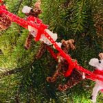 Santa's Sleigh & Reindeer Garland - Handmade Rubber Band Decor - Image 6