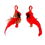 Cardinal Couple Ornaments - Mated Pair Borealis & Aurora - Image 3