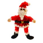 Handmade Santa Claus Ornament - Jolly Rubber Band Decor - Image 2