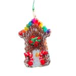Gingerbread House Ornament with Rhinestone Gumdrops & Candy - Image 5