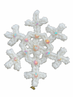 Shimmering White Snowflake - Image 3