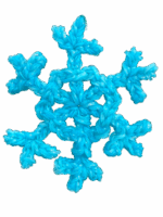 Sparkling Blue Snowflake - Image 3