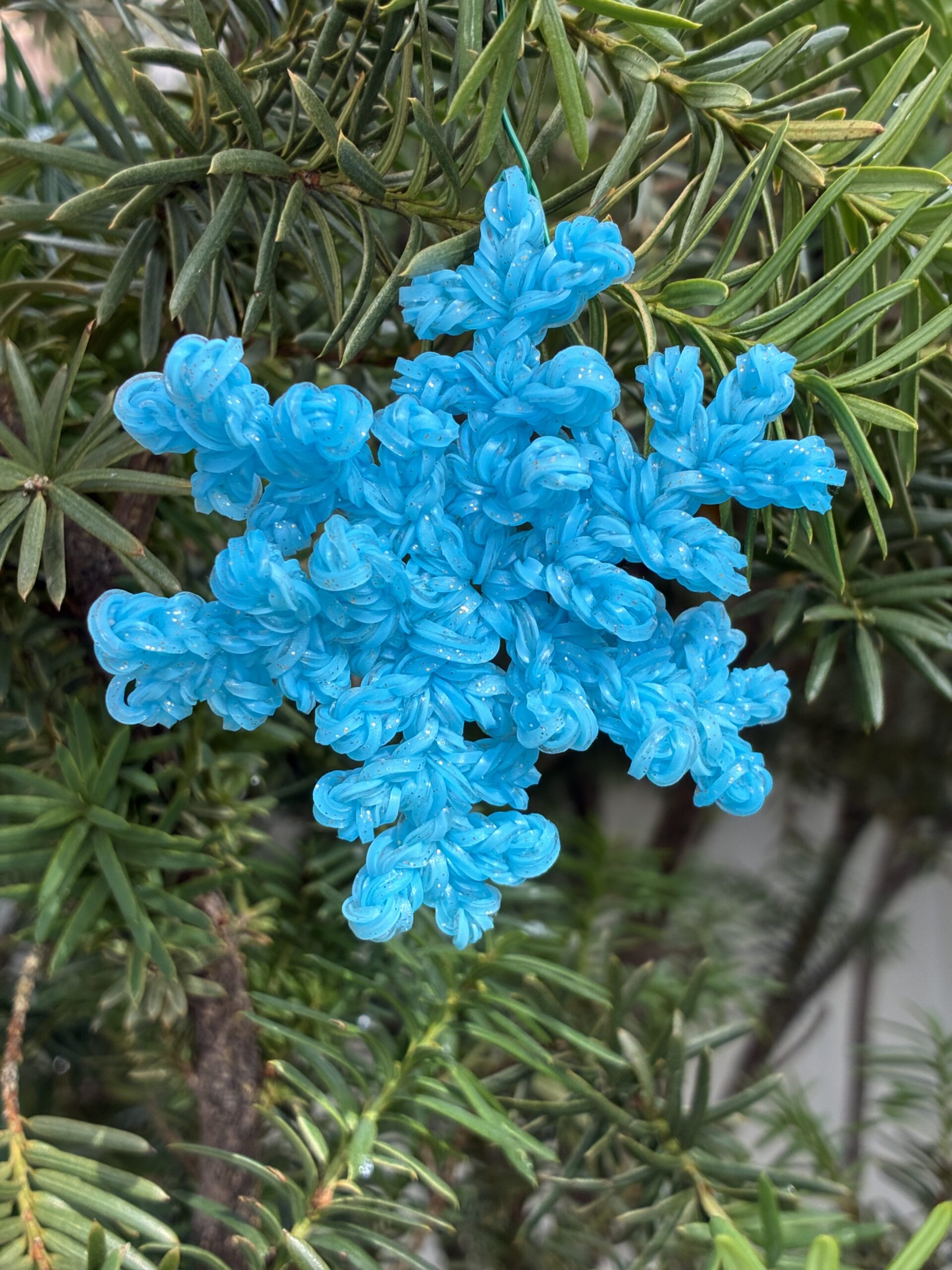 IMG_1058 Sparkling Blue Snowflake II - Image 1